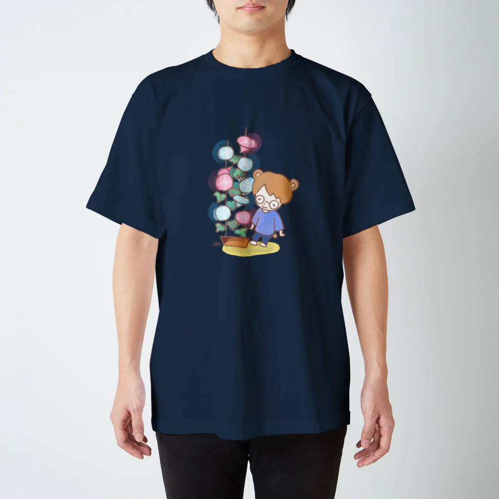 夜くま|ゆる4コマのrelax アサガオ スタンダードTシャツ