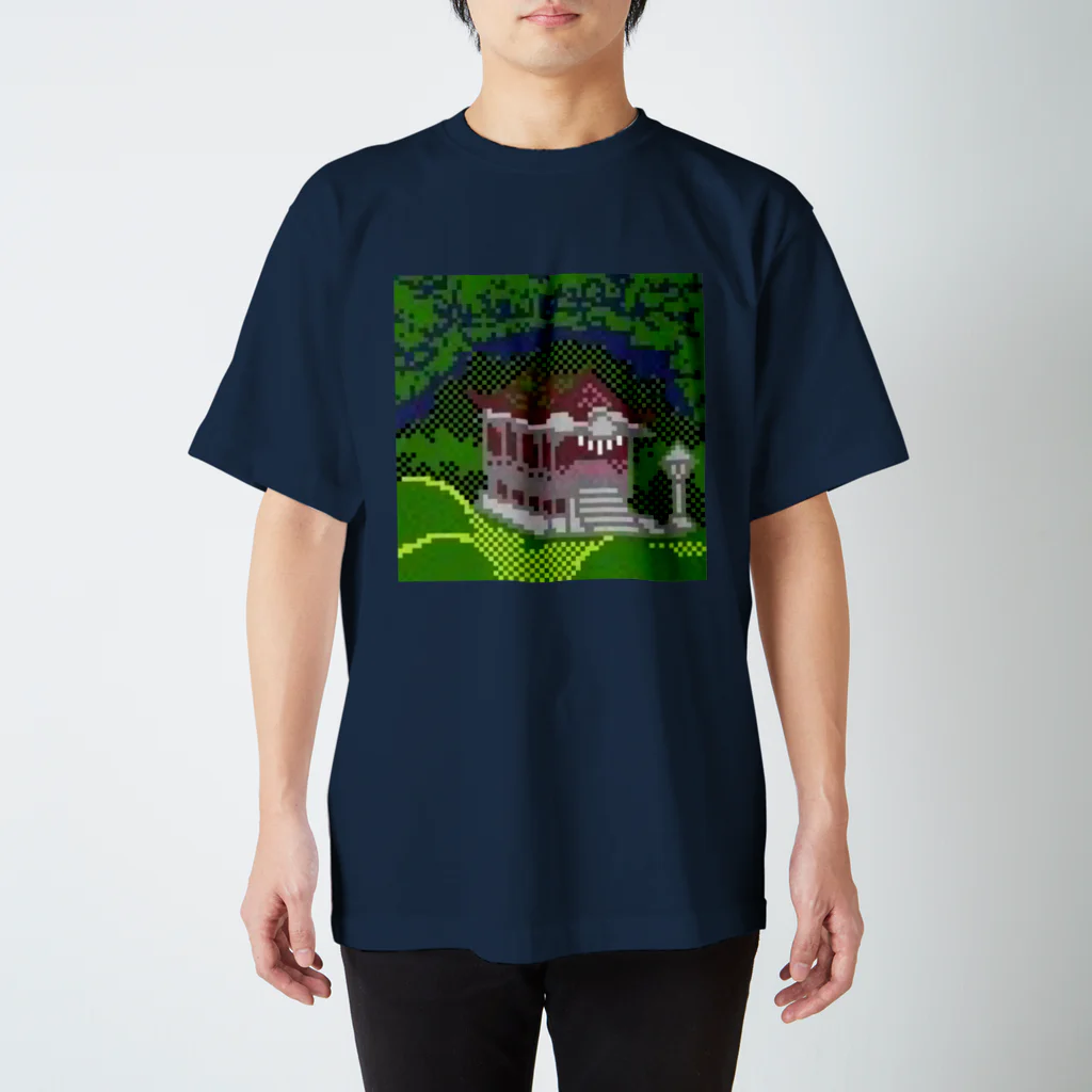 ﾋﾟ-ﾋｬﾗ星財団公式ショップの山奥の祠 Regular Fit T-Shirt
