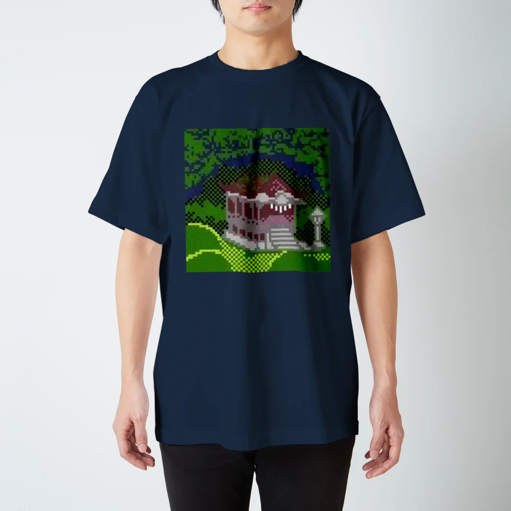 ﾋﾟ-ﾋｬﾗ星財団公式ショップの山奥の祠 スタンダードTシャツ