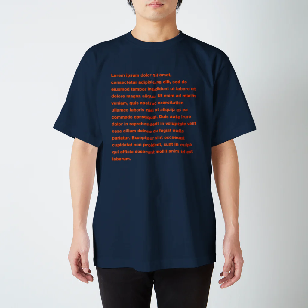 TATEYAMAのDUMMY TEXT スタンダードTシャツ