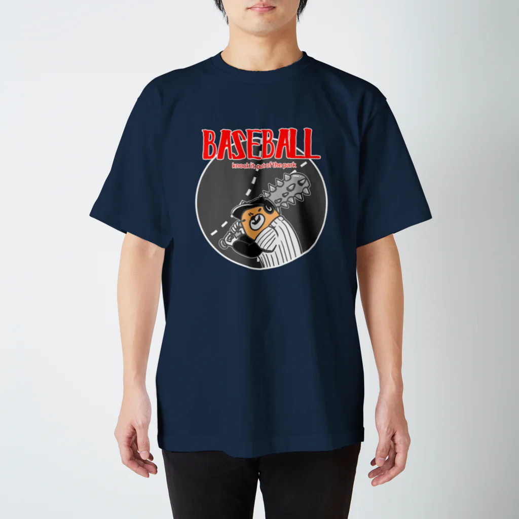 ari designの野球Bear2(凶悪顔クマシリーズ) Regular Fit T-Shirt