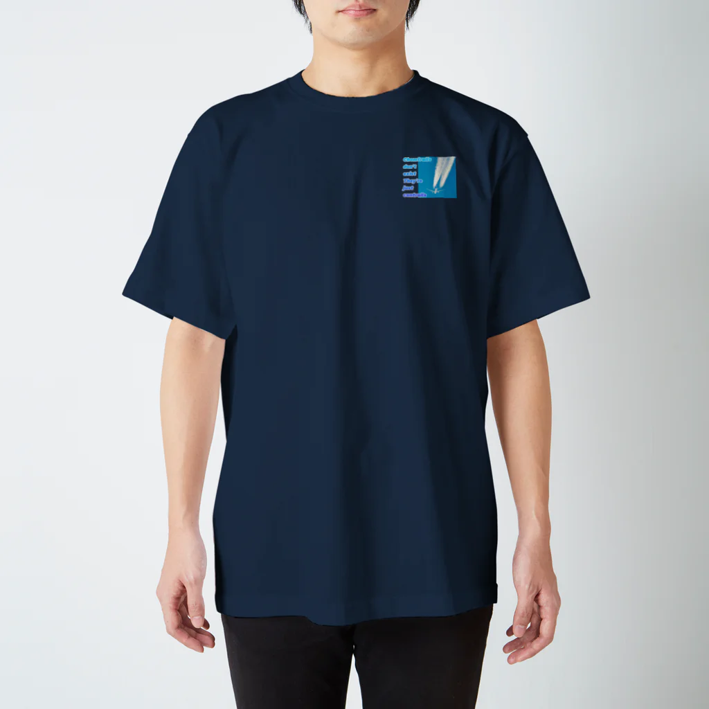 翼spirit 【翼スピリット】のChemtrails don't exist！ Regular Fit T-Shirt