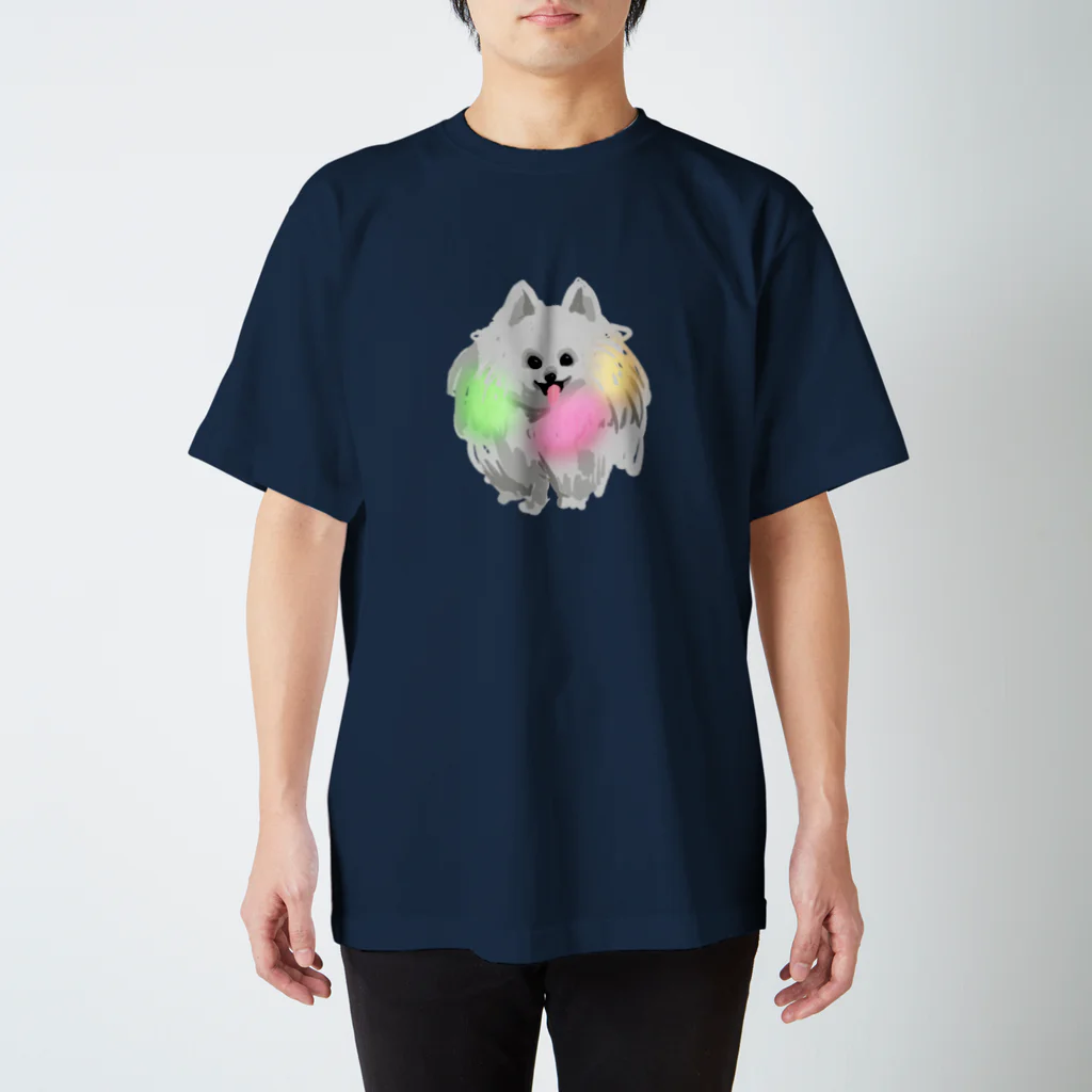 ネズミとネコとたまにウサギのグッズのゲーミングわんこ Regular Fit T-Shirt