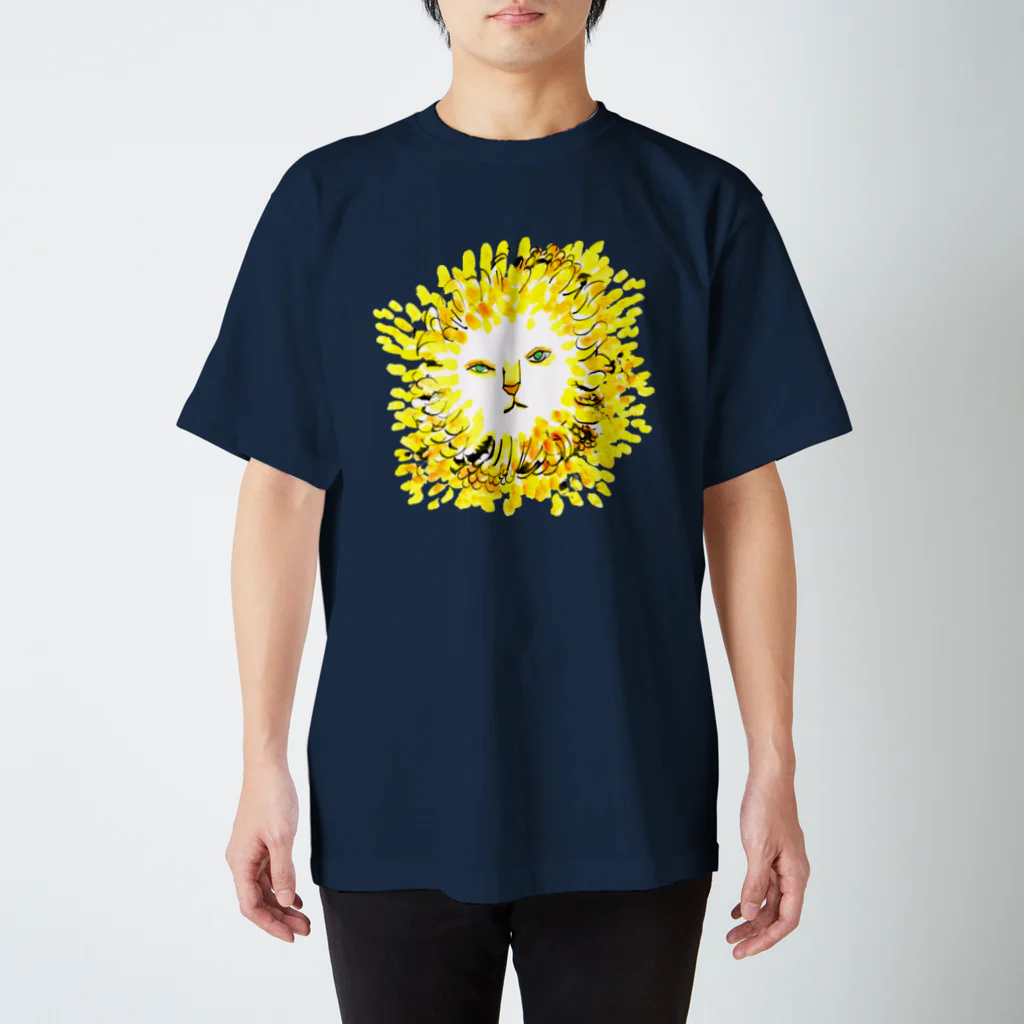 mingo-Edenの太陽のライオン スタンダードTシャツ