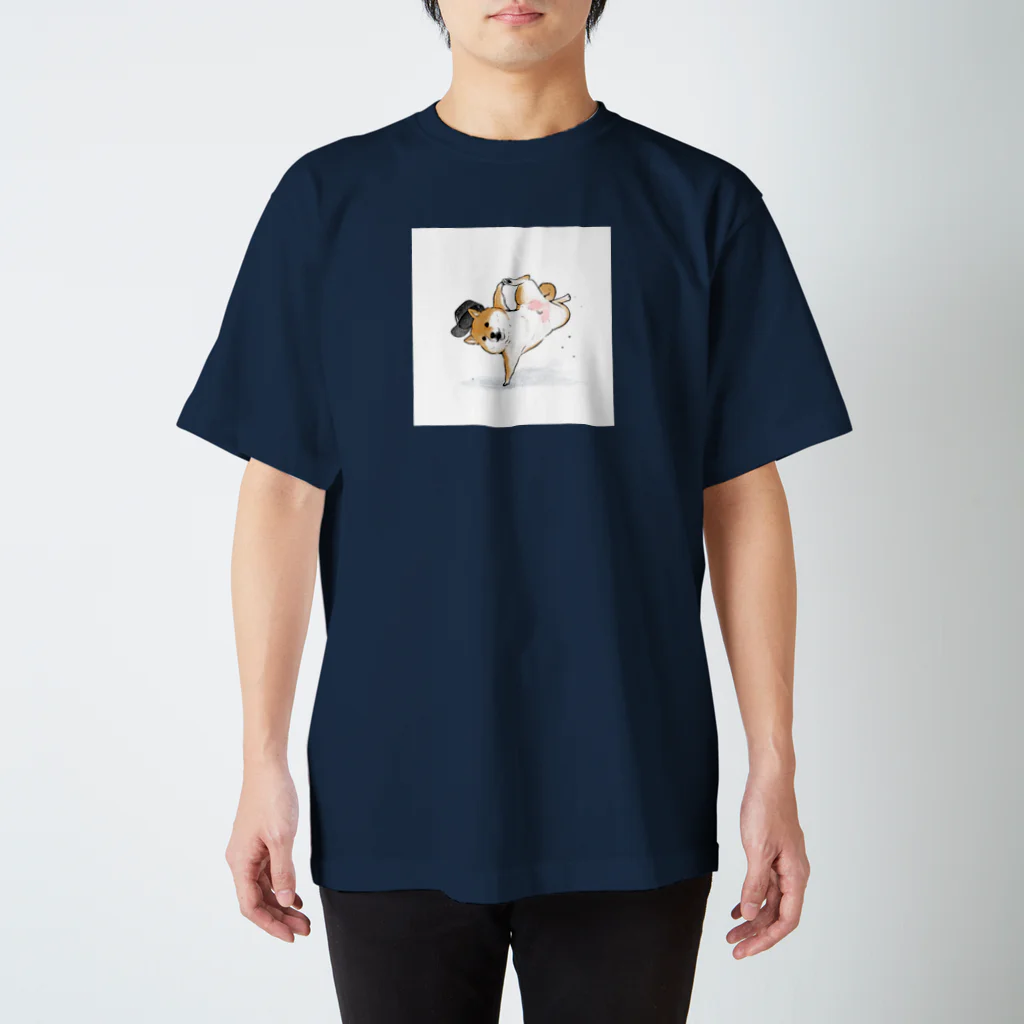 Tonton-Artのブレイキン柴ちゃん スタンダードTシャツ