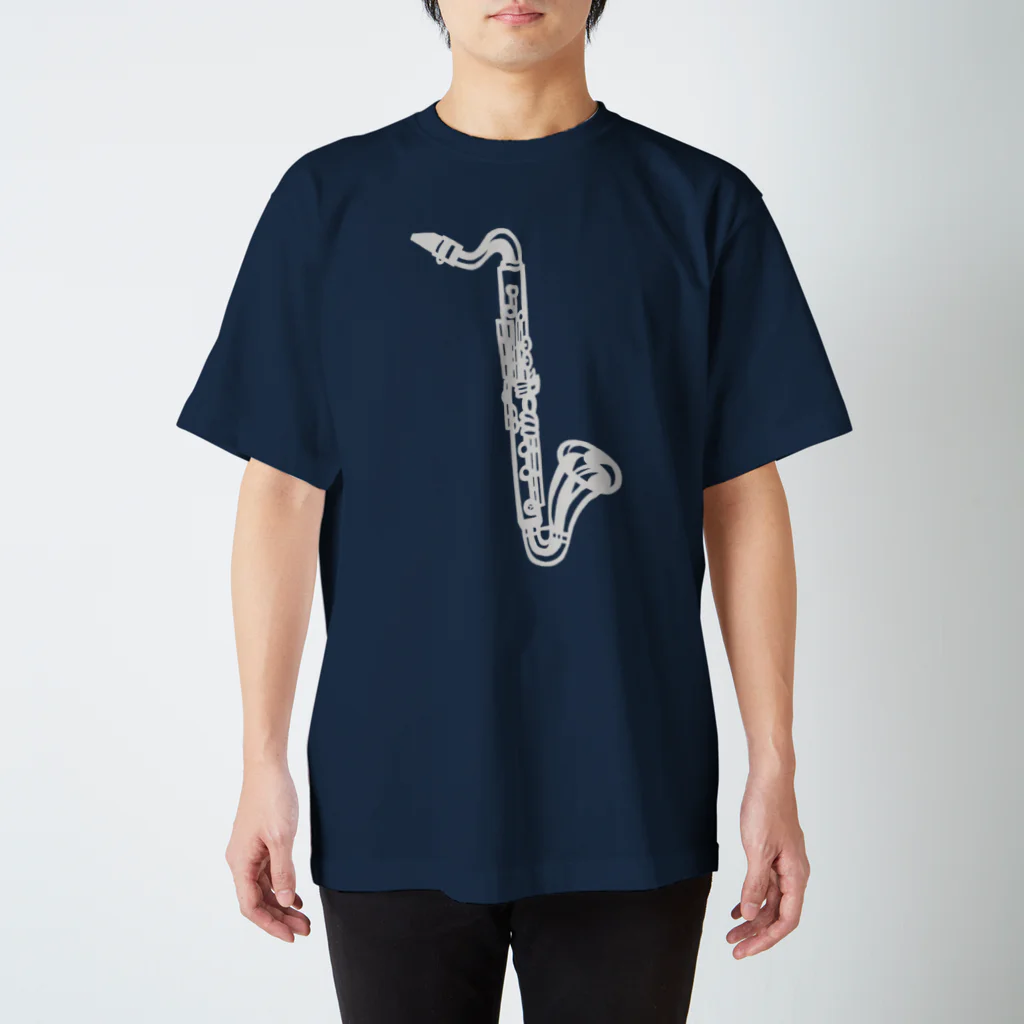 フクハラアキコのバスクラリネット スタンダードTシャツ