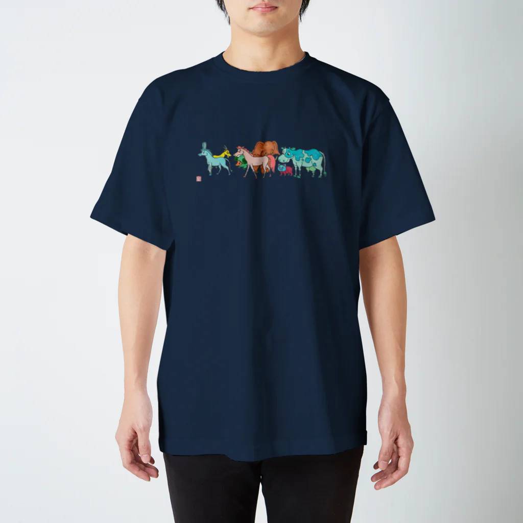 KEYAKI TERRACE (府中けやきテラス)の動物たち（柴田将人） スタンダードTシャツ