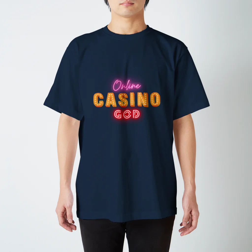 casino_godのCASINO GODオリジナルロゴグッズ スタンダードTシャツ