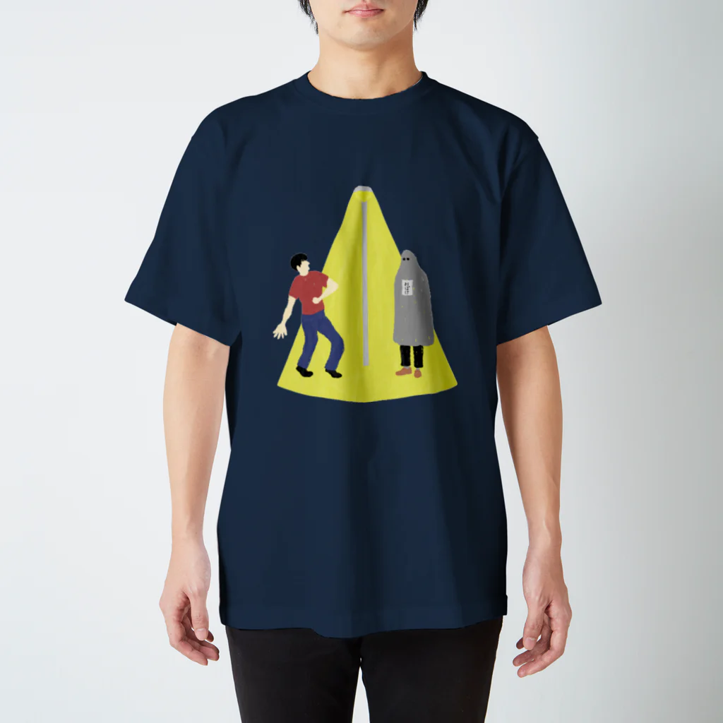 jimboの街頭でばったりおばけ スタンダードTシャツ