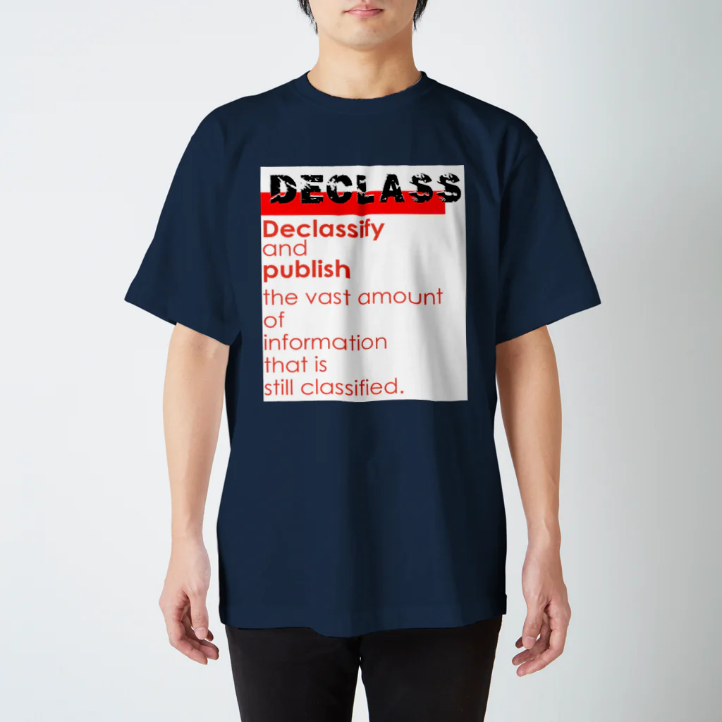 PALA's SHOP　cool、シュール、古風、和風、のDECLASSーⅡ スタンダードTシャツ