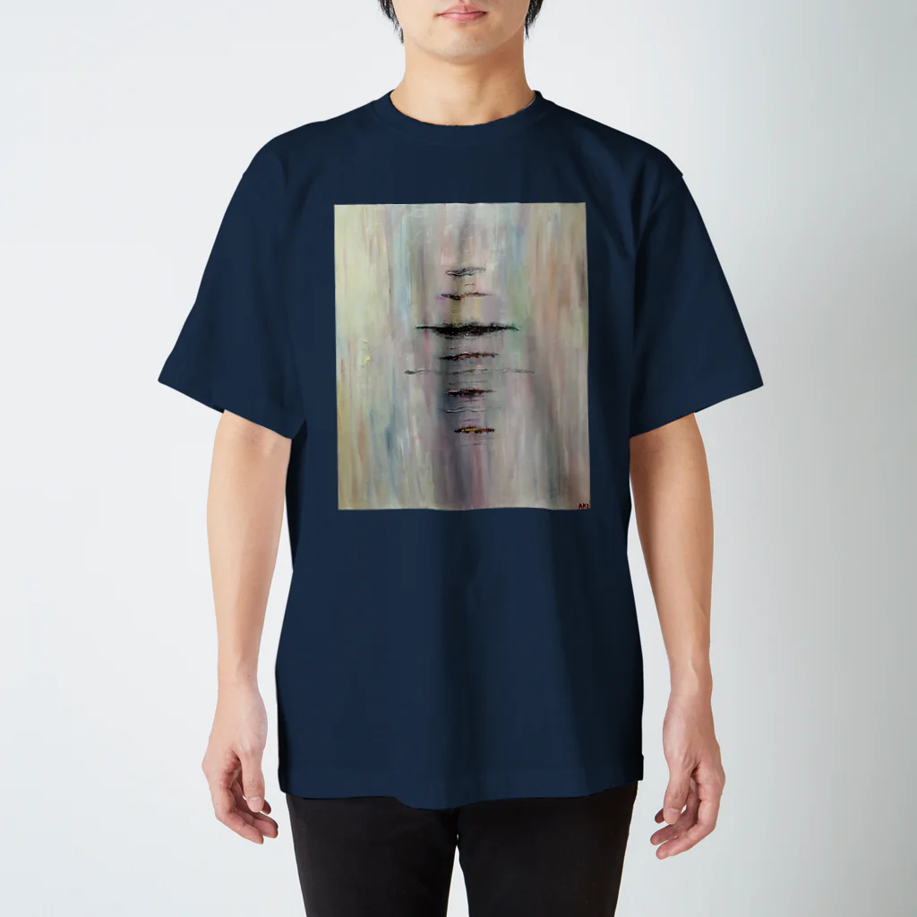 AKI online shopの横線の手記 Regular Fit T-Shirt