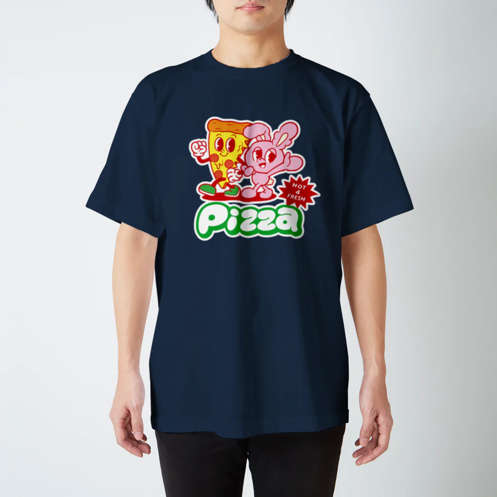 YUMEのうさPIZZA Tシャツ スタンダードTシャツ