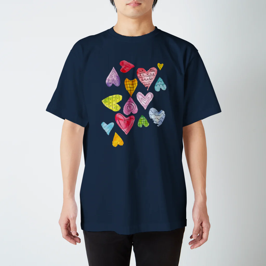 senken galleryのハート２ Regular Fit T-Shirt