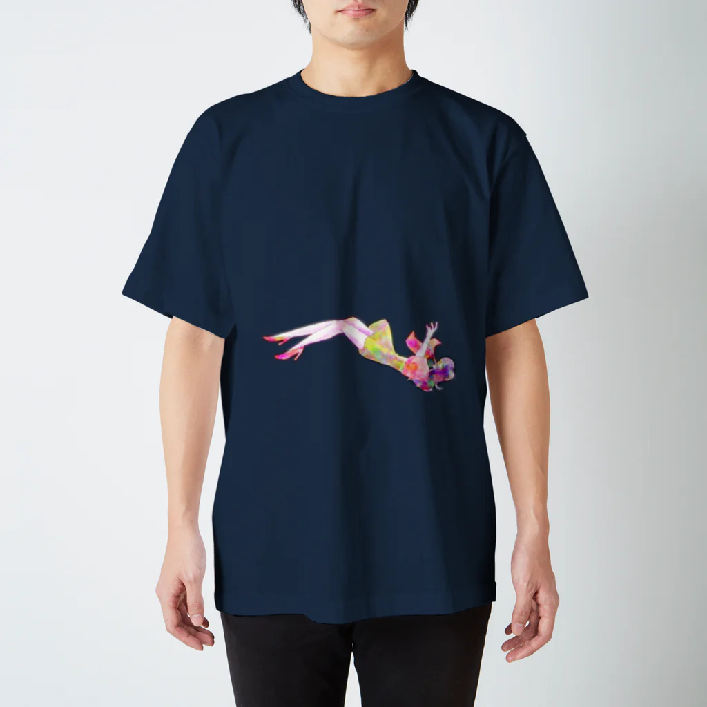 リュカレーパンのおちていく スタンダードTシャツ