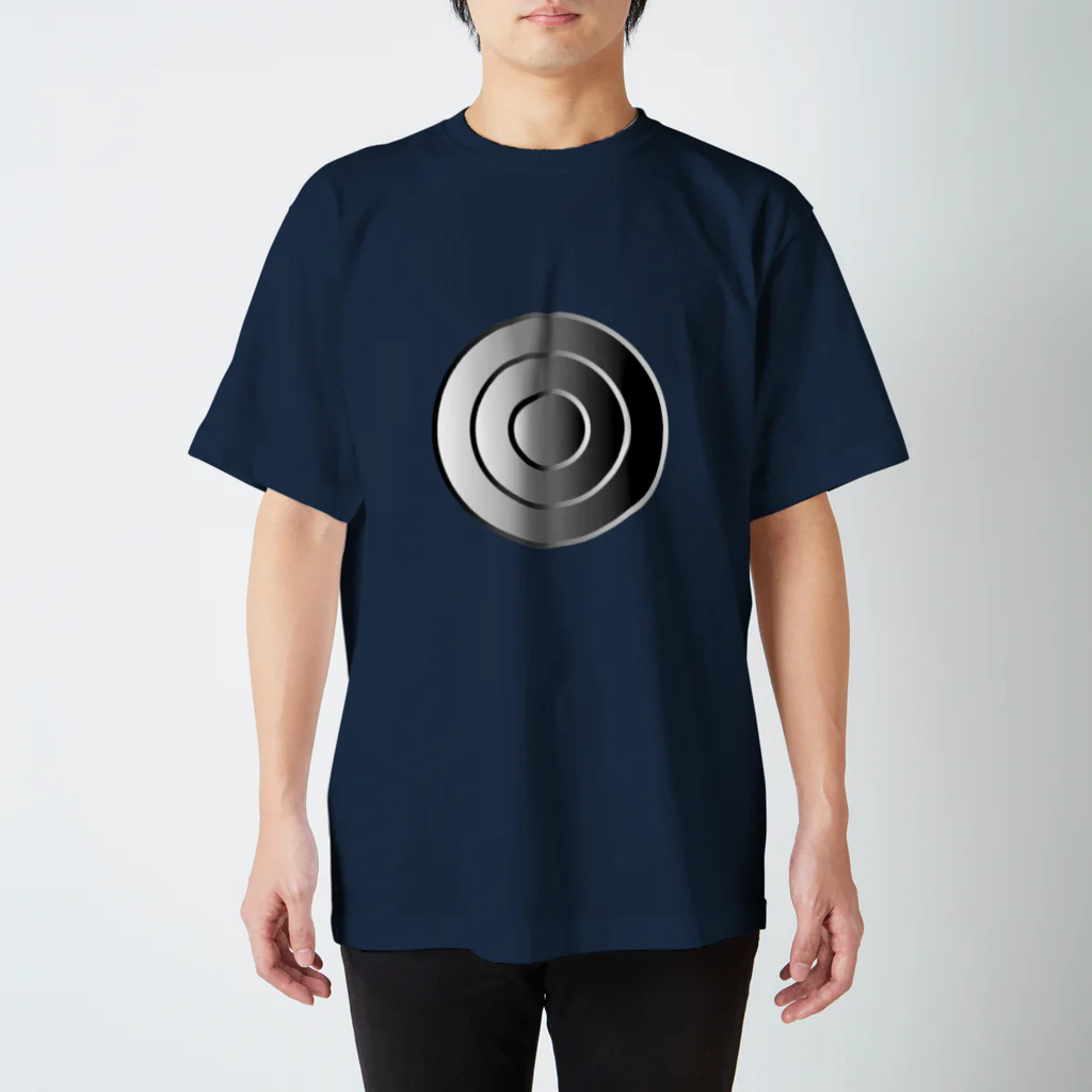 akkiの鋼の同心円 スタンダードTシャツ