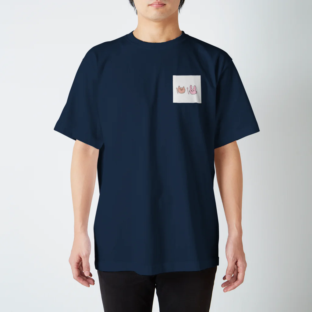 加賀 もものぶたぴーとうさぴー Regular Fit T-Shirt