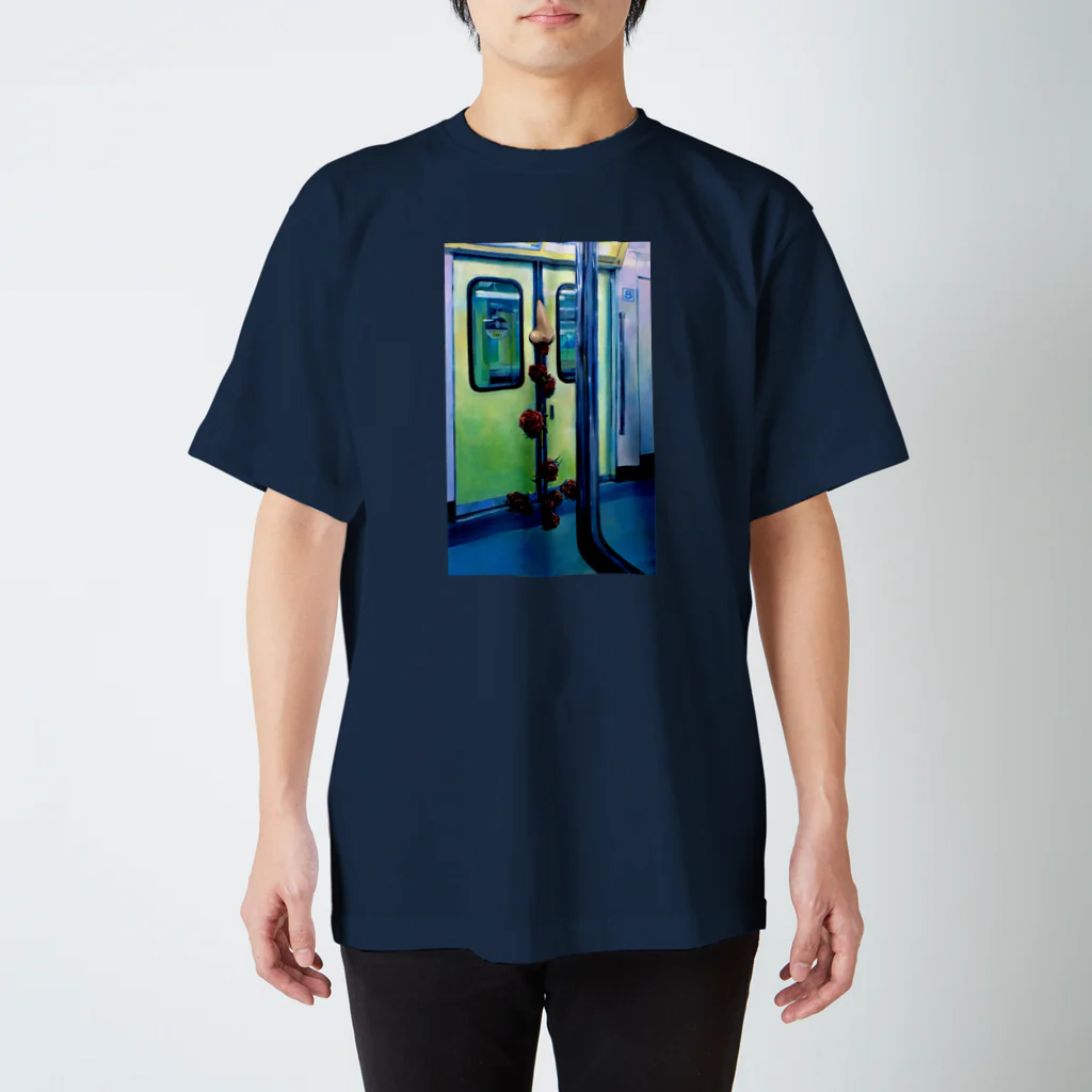 桑山カコの駆け込み乗車 Regular Fit T-Shirt