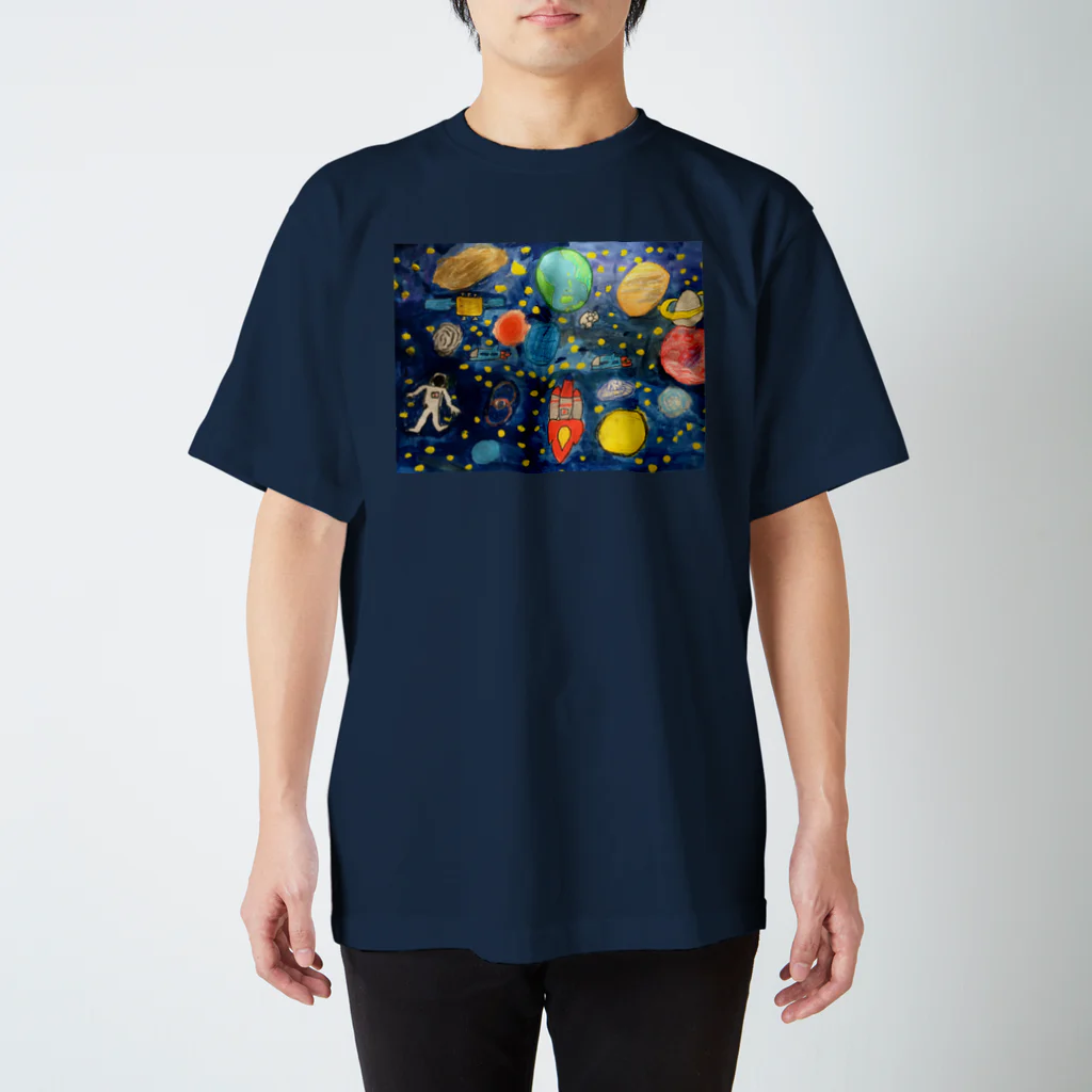 mackeyのこどもの頭の中の宇宙 スタンダードTシャツ