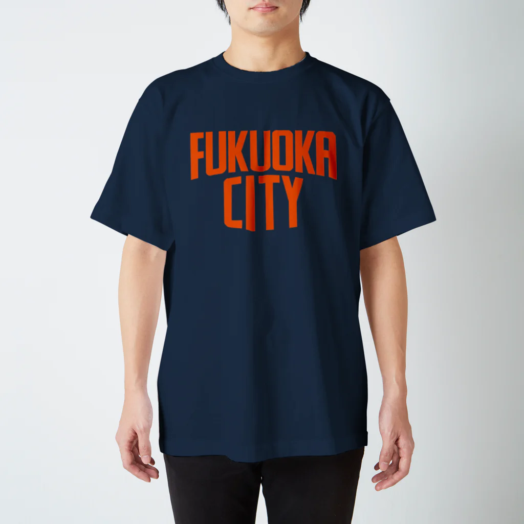 福岡Tシャツ通販サイトの福岡シティTシャツ（オレンジロゴ） Regular Fit T-Shirt