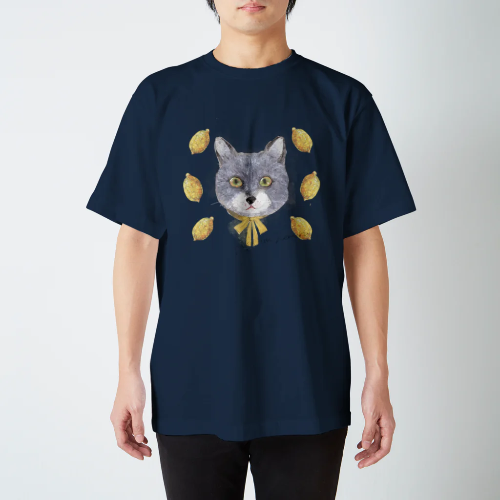 あめりすの猫と檸檬(Kaķis un Lemon) スタンダードTシャツ