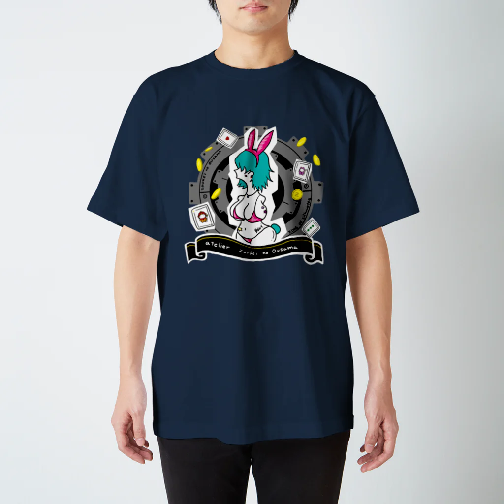 造形のおうさま公式のおうさまバニーガール スタンダードTシャツ