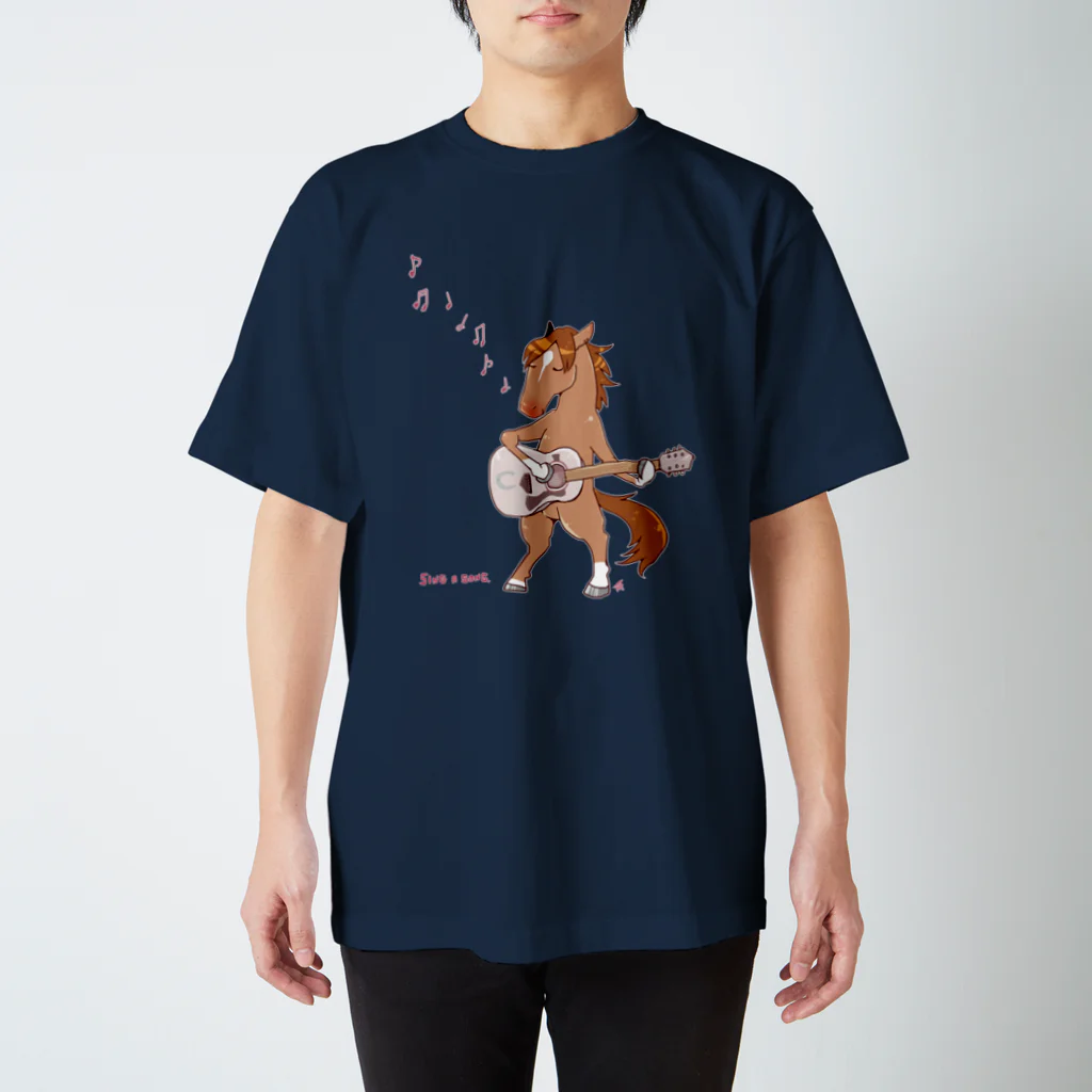 SWのアコギ馬 スタンダードTシャツ