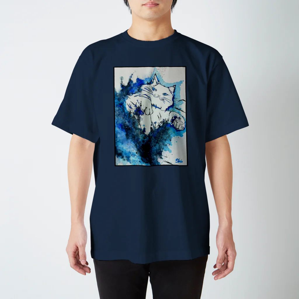 SHOP星乃谷のコズミックキャット Regular Fit T-Shirt