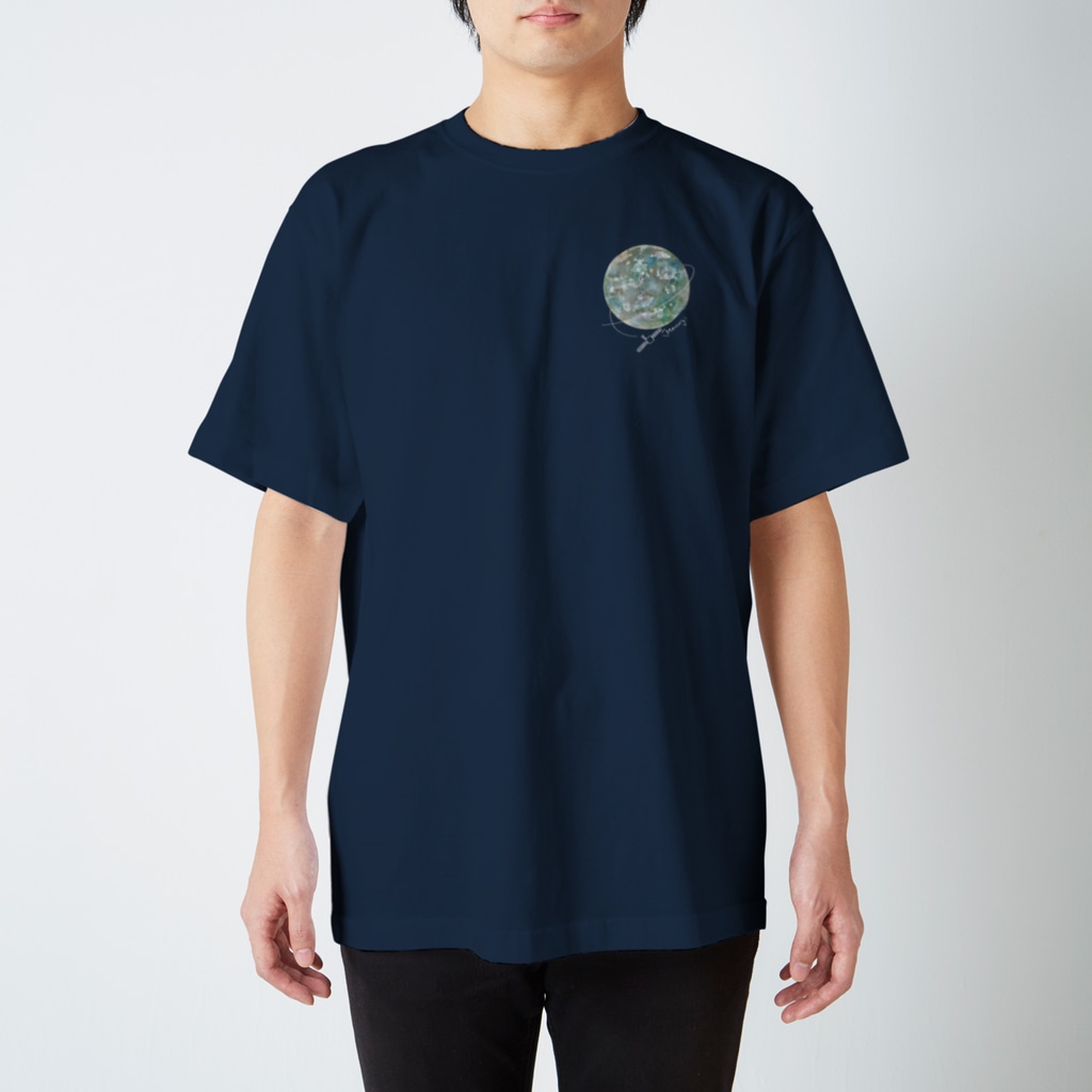 ShikakuSankakuの水星　(黒地用) Regular Fit T-Shirt