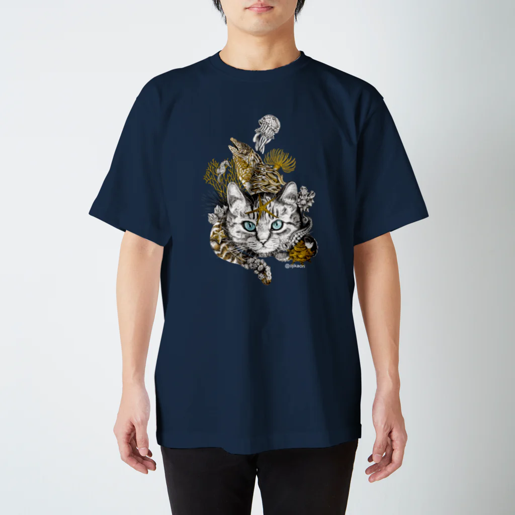 OJIKの磯猫 Regular Fit T-Shirt