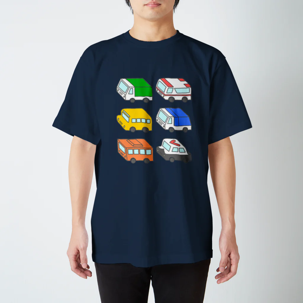 liliumの乗り物集合【色付き】 Regular Fit T-Shirt