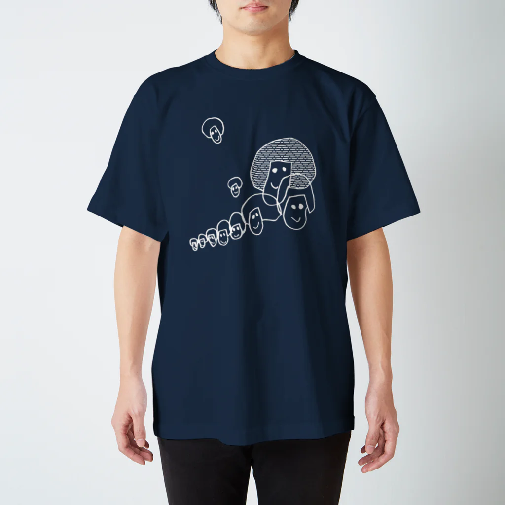 zizi no ie のきのこぎん スタンダードTシャツ