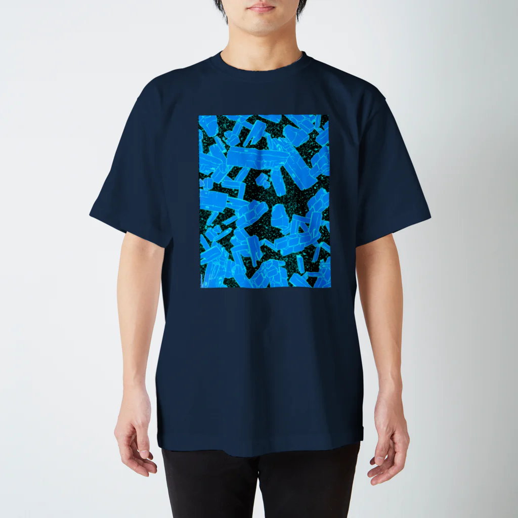 ＳＩＬＶＥＲＷＯＬＦＭＥＮmixculturedesinの<WEB限定>宇宙の煌めき スタンダードTシャツ