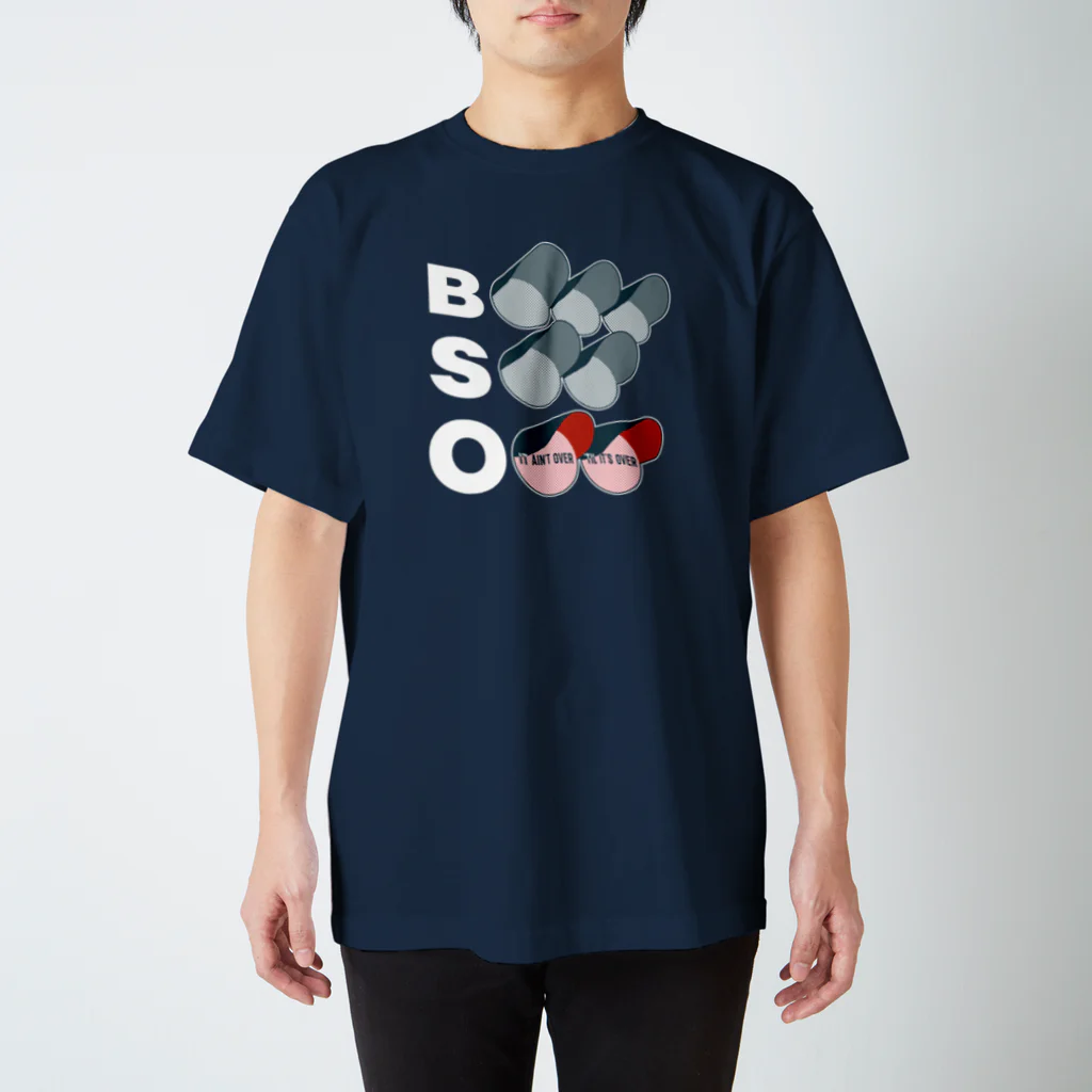 Baseball Buffの野球は9回ツーアウトから！（BSOランプ・ツーアウト） スタンダードTシャツ