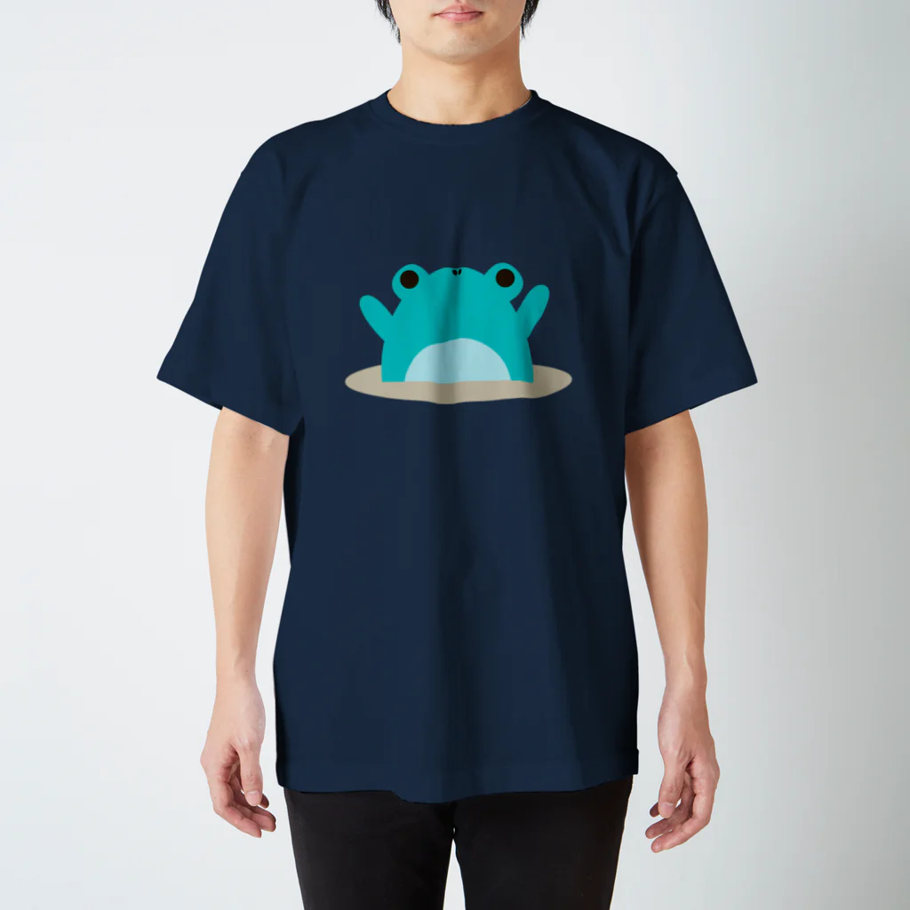 カエルたんのお店の【Tシャツ】カエルたんが沼 Regular Fit T-Shirt