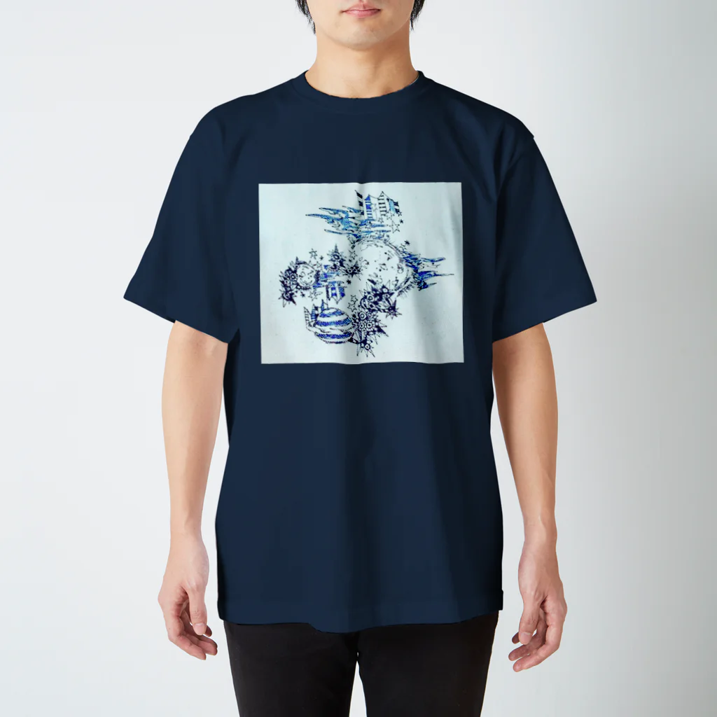 kou.t(こう)の青 スタンダードTシャツ