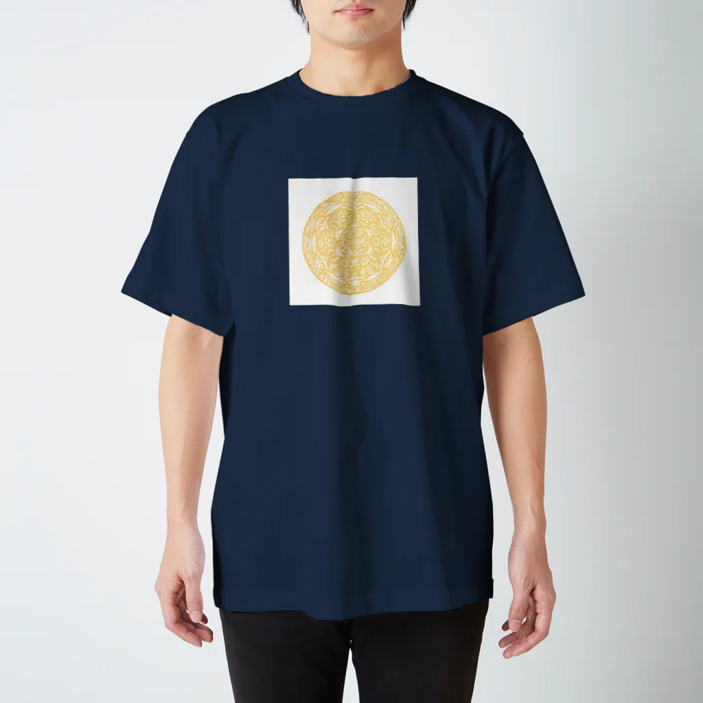 Maru ⭕ MandalaのMaru ⭕ Mandala 繁栄(白) スタンダードTシャツ