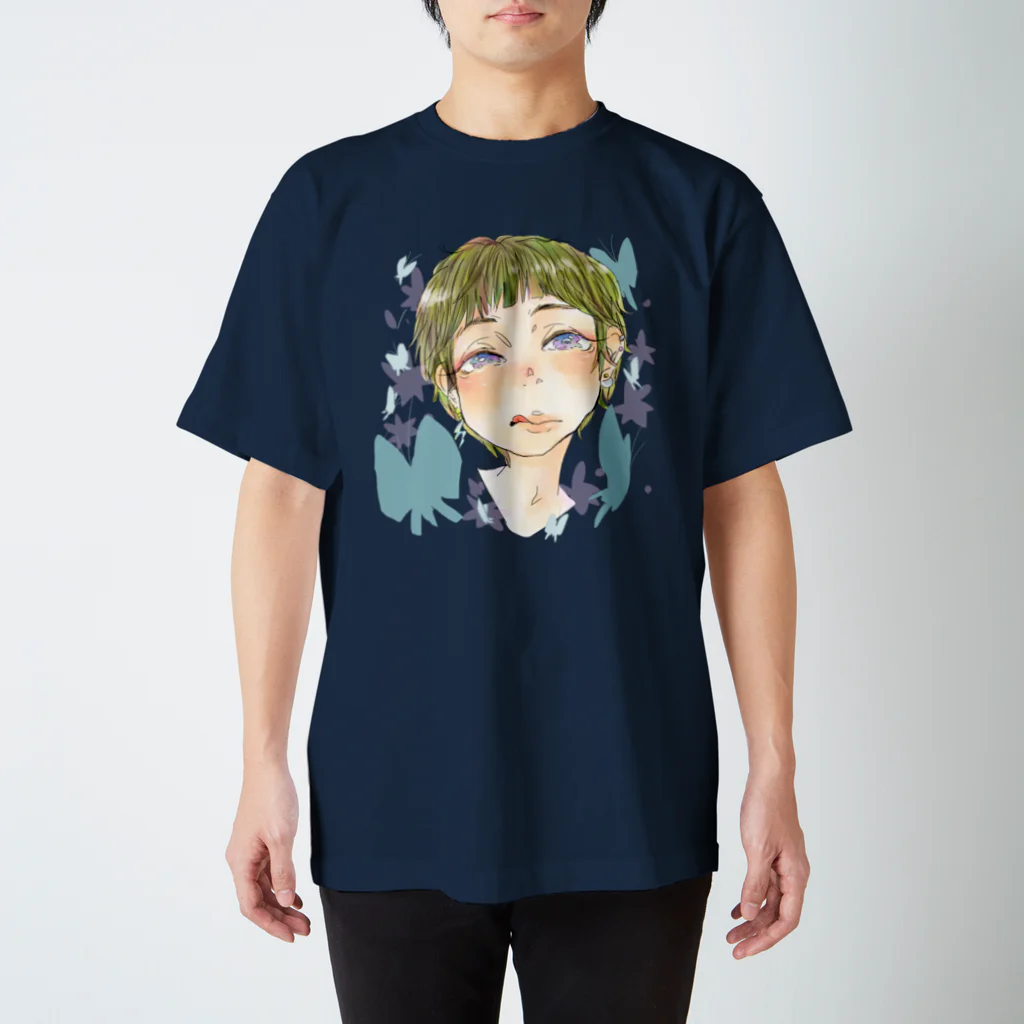 Yumenoyoの美味しそうなまぶたをみてる スタンダードTシャツ