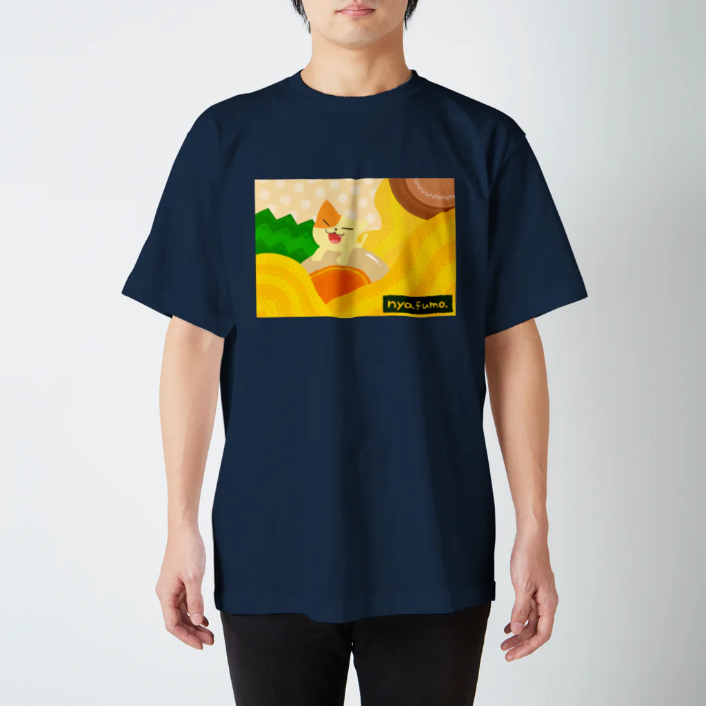 nyafumo.のニャーメン スタンダードTシャツ