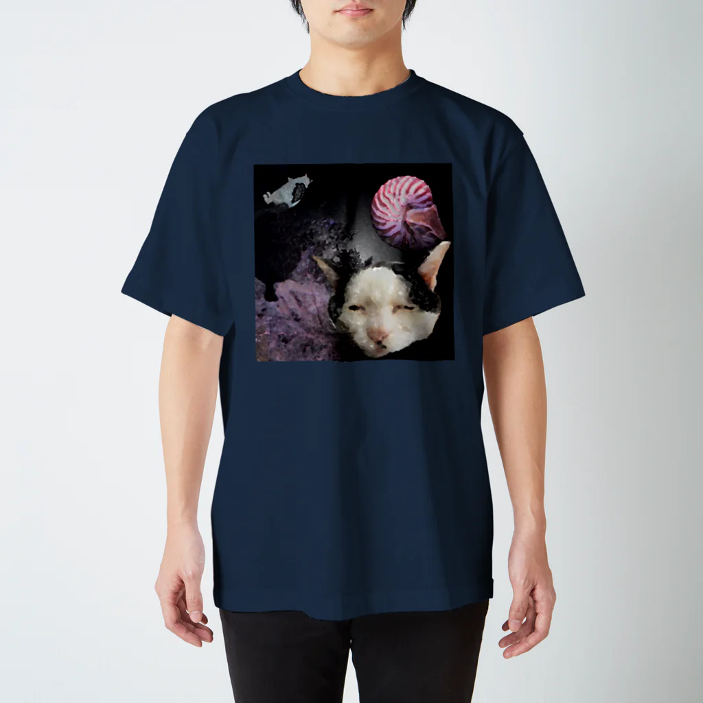 Doruyamaのふじおシュールシリーズ　オウムガイ スタンダードTシャツ