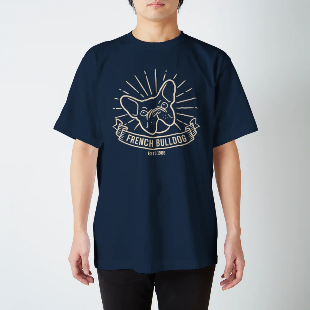 【公式】まるいねこのフレンチ・ブルドッグ Regular Fit T-Shirt