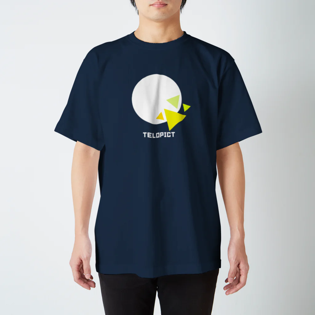 TELOPICTグッズストアのTELOPICT オリジナルロゴＴシャツ　【Dark & Light】 スタンダードTシャツ