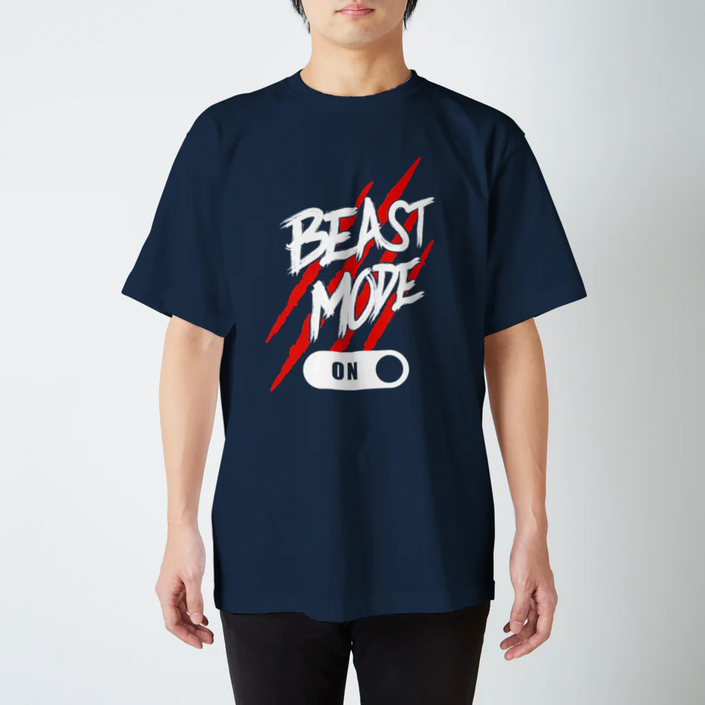 【仮想通貨】ADKグッズ専門店 のBEAST MODE ON 01 スタンダードTシャツ