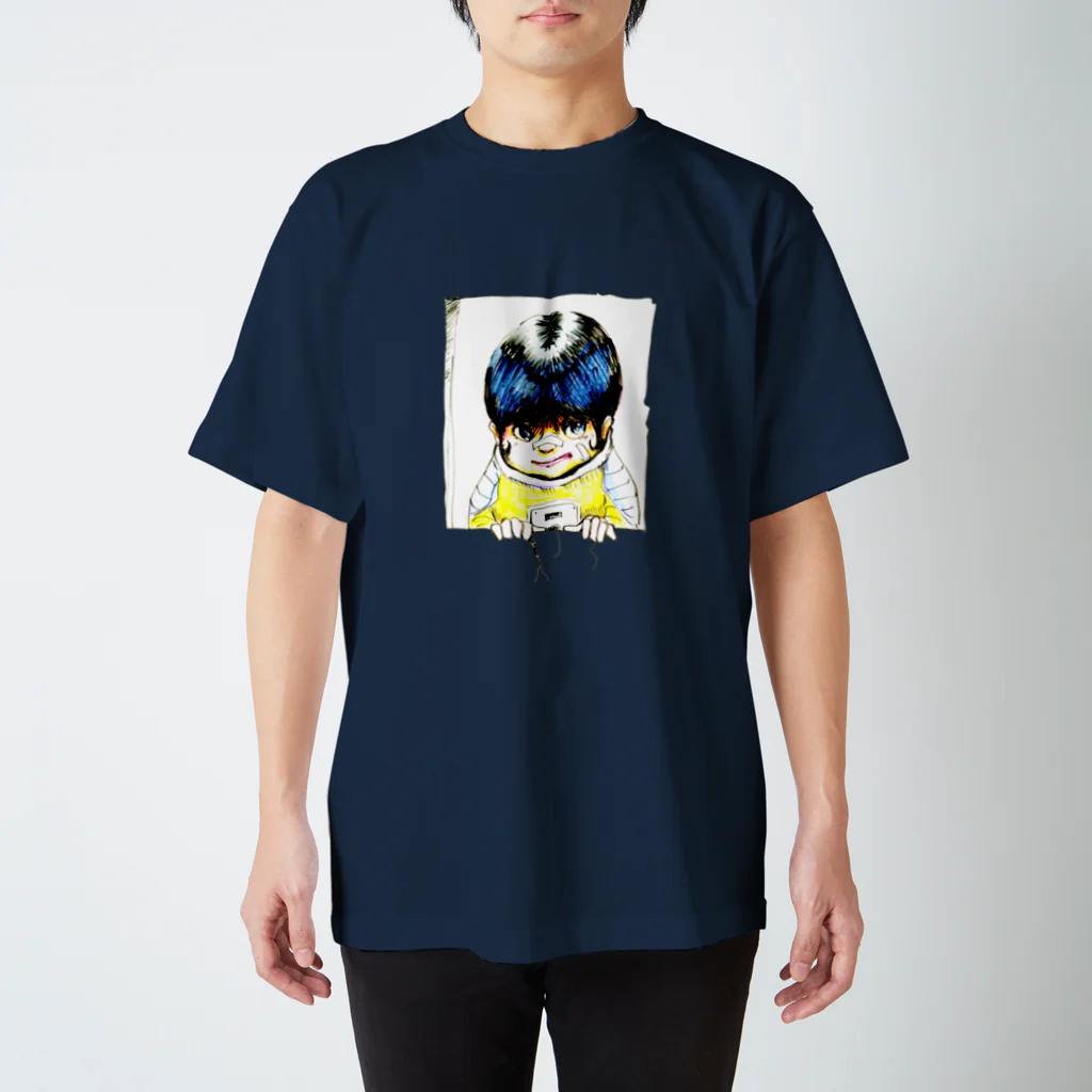 ヤノベケンジアーカイブ&コミュニティのヤノベケンジ《サン・チャイルド》（ぷるぷる） Regular Fit T-Shirt