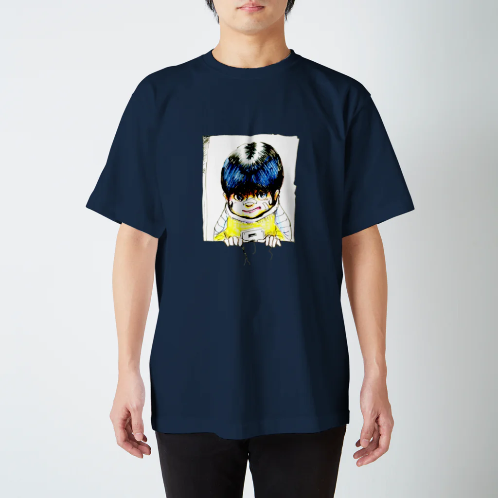 ヤノベケンジアーカイブ&コミュニティのヤノベケンジ《サン・チャイルド》（ぷるぷる） スタンダードTシャツ