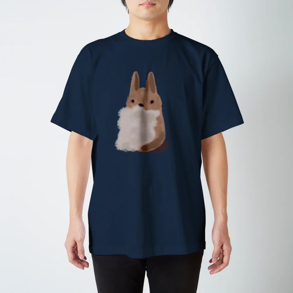 mendakoshopのウサギさんからワタがうわー Regular Fit T-Shirt