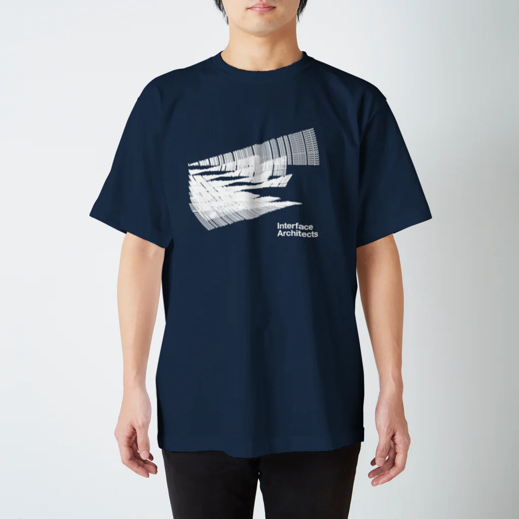 TATEYAMAのDUMMY TEXT2 white スタンダードTシャツ