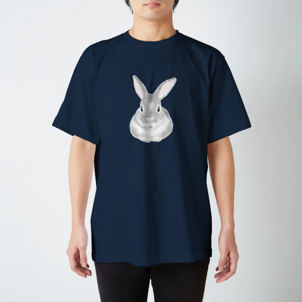 Mock’n Rollのシンプルなうさぎのモック　彩色ver. Regular Fit T-Shirt