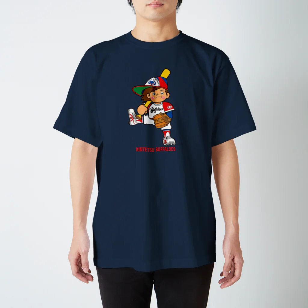 バッファ君  goods【近鉄バファローズ／1976-1996】のコロナと闘う！ バファ君【新】ベーシックポーズ Regular Fit T-Shirt