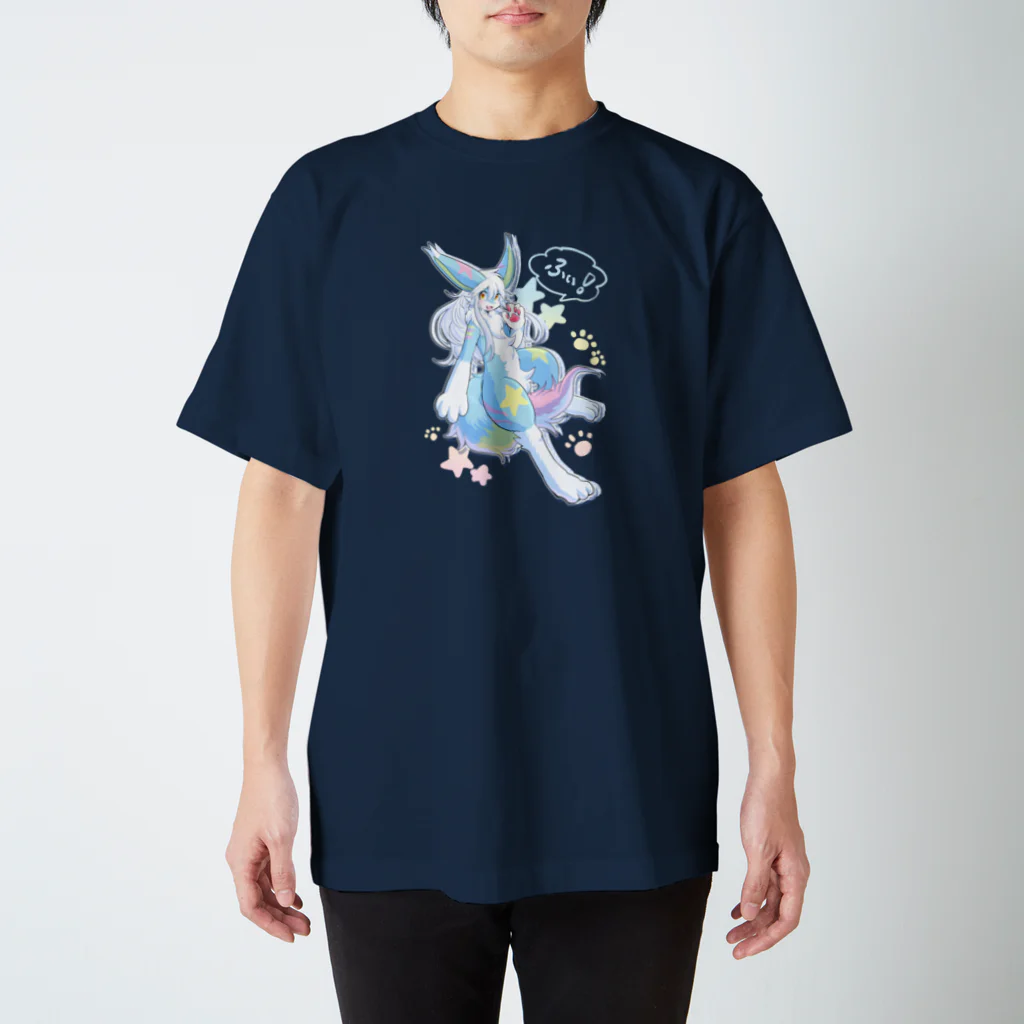 望月ぴの。のふぃらも スタンダードTシャツ