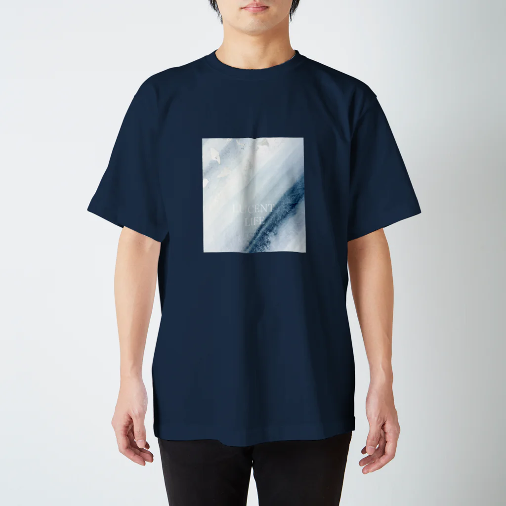 LUCENT LIFEのSumi - Silver leaf Regular Fit T-Shirt
